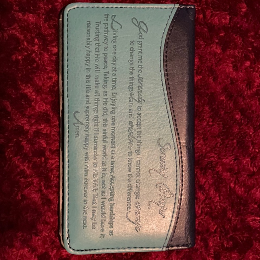 Serenity Prayers card holder